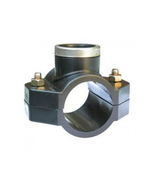 Presa a staffa 75x1"1/4 - PN10- con anello inox di rinforzo