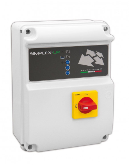 Quadro elettrico SIMPLEX-UP-T/10 per pompa monofase e trifase 