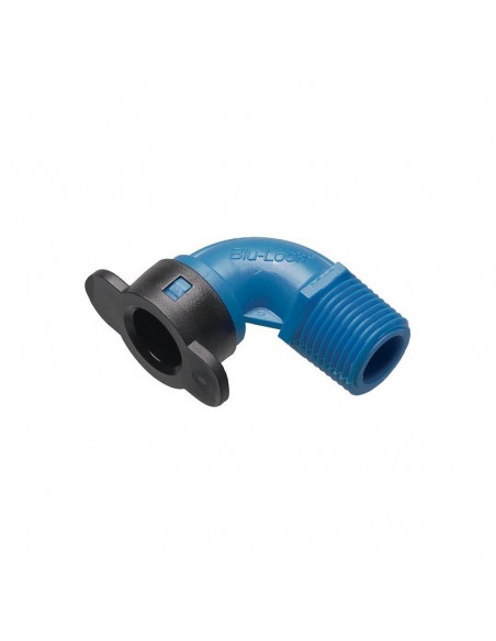 Elbow Adapter BLU LOCK  1/2" M