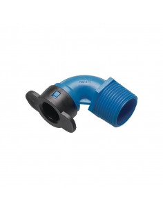 Blue Elbow Lock 3/4 "Stecker für Tube Blue Lock
