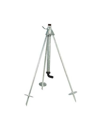 Garden Tripod for sprinkler 1"1/4 with hose connector 90°