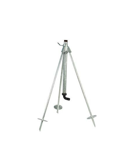 Garden Tripod for sprinkler 1"1/4 with hose connector 90°