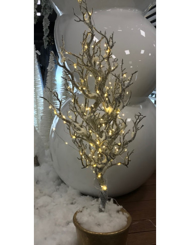 EDG Verschneiter Weihnachtsbaum mit Sack