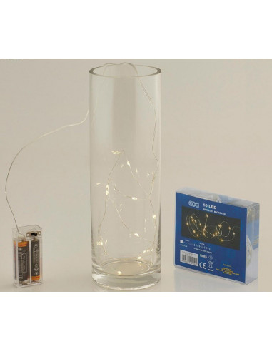 Mikroled-Leuchten Draht 10 Batterie EDG