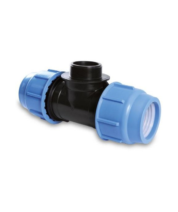 Tee filettato a compressione serie Blue Seal