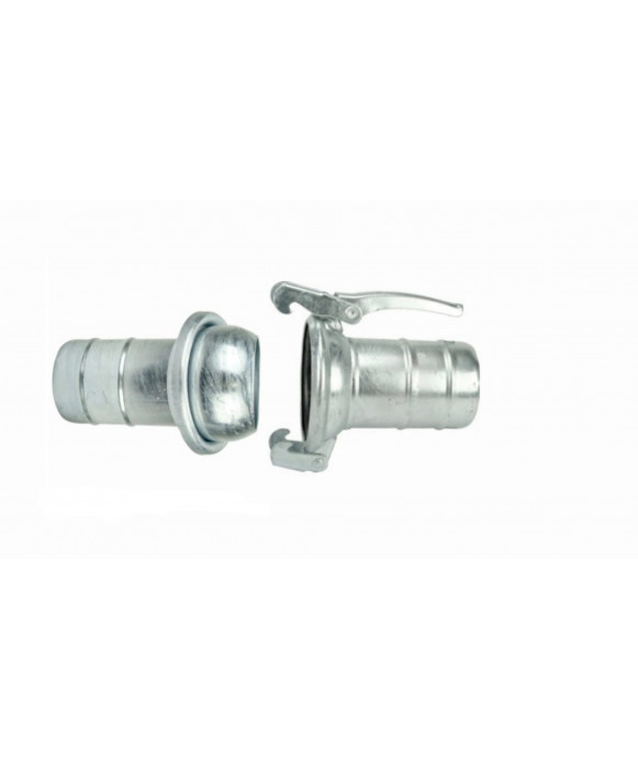 Coupling globe galvanized with hose connector - from 50 to 150