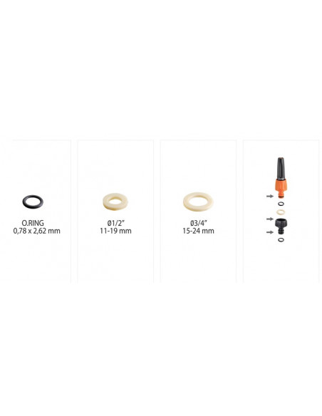 O-Ring Set + Gaskets  CLABER