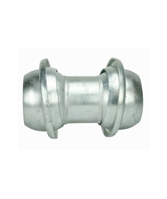 Male/male spherical junction Galvanized - 100 to 150 mm