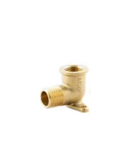 1/2" Messing-Winkel mit Flansch