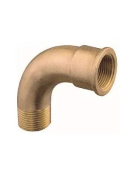 90° MF Messing Bogen