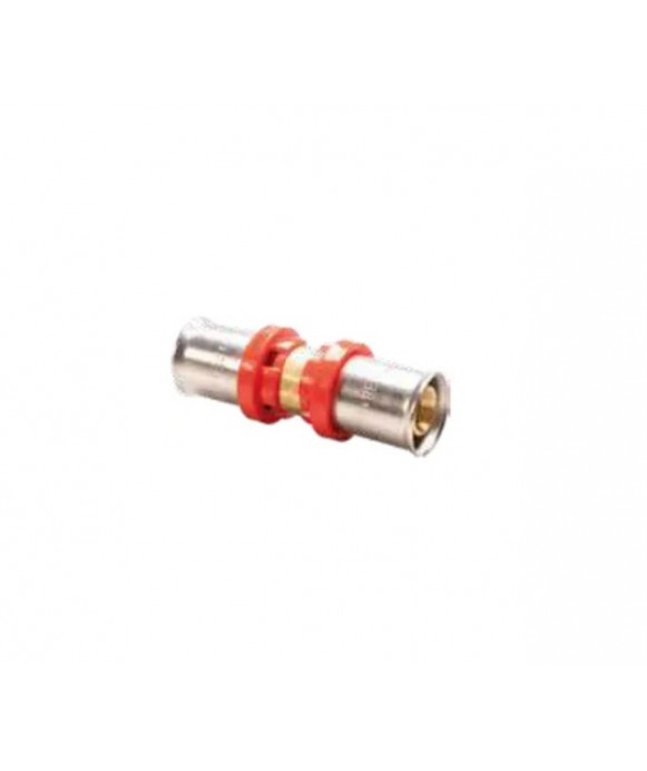 Double fitting w/stainless steel bushing