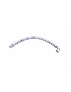 MF Edelstahlschlauch mit langem Nippel PN 10 - 30 cm