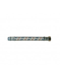 MF anti-vibration galvanised steel hose - cm 40