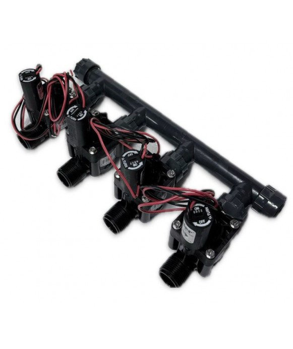 Pre-installed Kit with 4 valves 9V HUNTER
