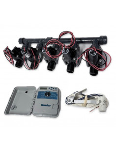 Kit with 5 valves + controller XCH + rain sensor