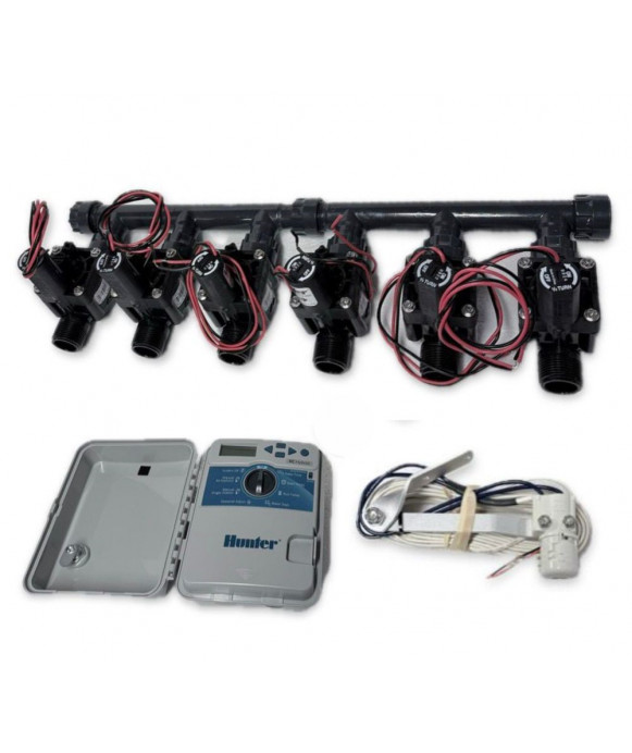 Kit mit 6 Magnetventilen + XCH-Programmiergerät...