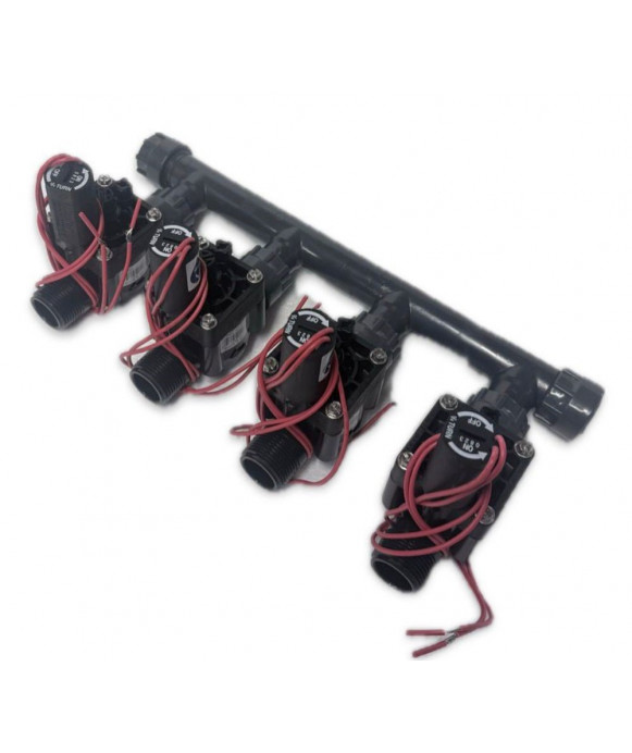 Vorinstalliertes Kit mit 4 Magnetventilen 24V...