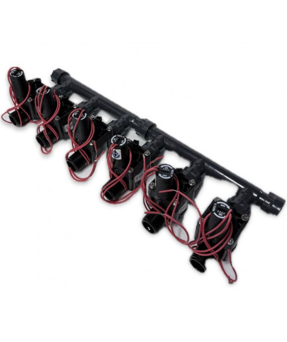 Pre-installed Kit with 6 valves 24V HUNTER