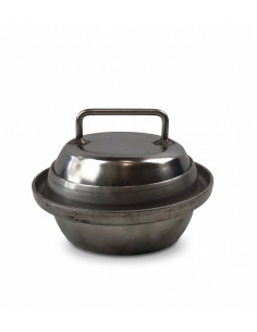 Spherical Male Cap fitting inox with handle and ring -...