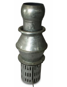 Intake valve straight galvanized