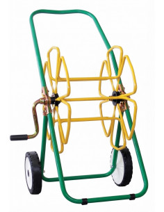 Chariot enrouleur peint GIM 100 complet avec raccords -...