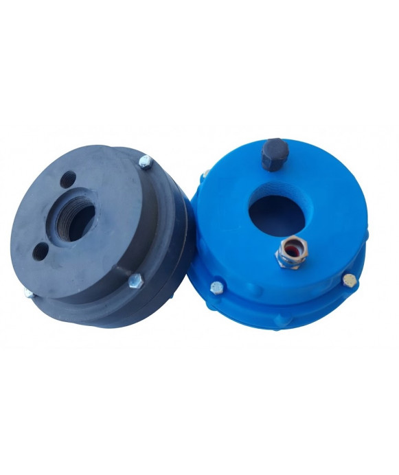 Well heads in PVC d. 4" - hole 1"
